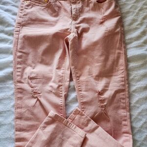 Michael Kors Pink Straight Leg Jeans